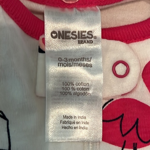 ONESIES Flamingo Footed Long Sleeved Onesie🦩🦩🦩 - Picture 2 of 3